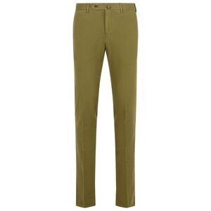 Pt01 'Superslim' Green Cotton Pants Men